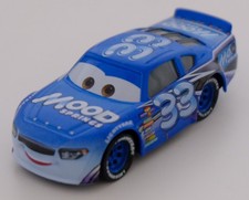 Disney Pixar Cars / Rennwagen #33 Mood Springs / Mattel 1:55 Auto / Metall