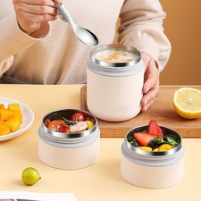 Vakuumisolierter Lebensmittelbehälter Edelstahl Brotdose mit Auslaufsicherem De