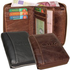 Leder börse mit - leder,