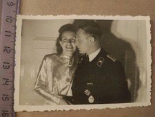 Deutscher Leutnant der Panzertruppe/PZ.KampfbAbz /Foto/2.WK