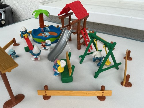 Schlümpfe spielplatz - schlümpfe,