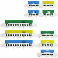 N PE Klemmen Hutschiene Sammelklemme Klemmbock Klemmleiste Schutzleiter