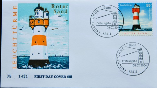 Fdc bund 2413 leuchtturm - fdc,