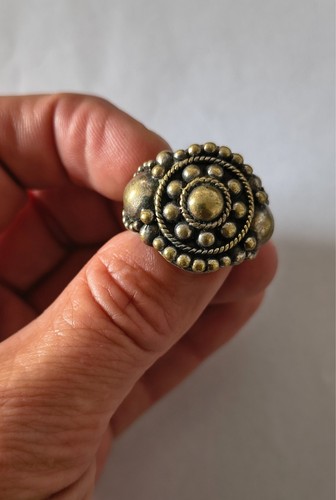 Hübscher versilberter ring - versilberter,
