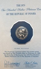Panama 200 Balboa 1979 Platinmünze