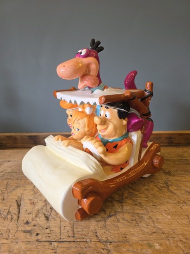 Große flintstones porzellan - große,