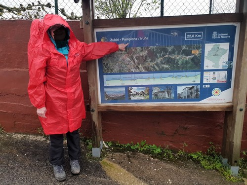 Regenponcho rot - rot,