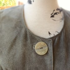 Neue Gamsenberger  Trachten-Ledermieder gr. 36 in grün-Taupe