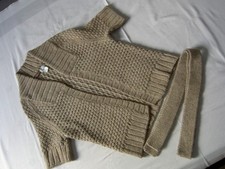 Strick-Weste kurzarm Wolle