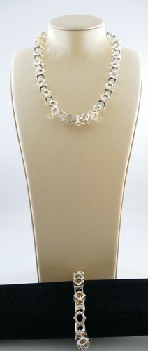 Modernist silber collier - modernist,