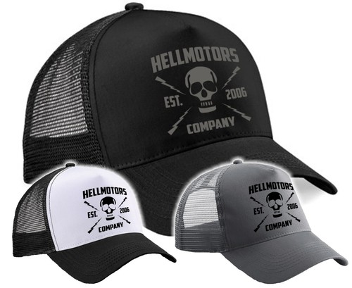 Trucker cap skull hellmotors - skull,