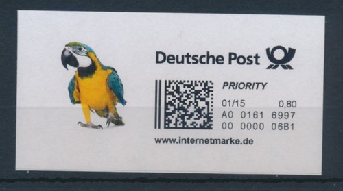 Deutsche post internet marke - deutsche, internet-marke