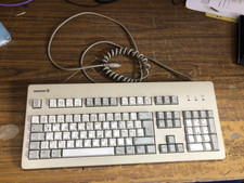 Tastatur Cherry G81-3000 LRNDE PS/2 mechanische Einzeltasten vintage