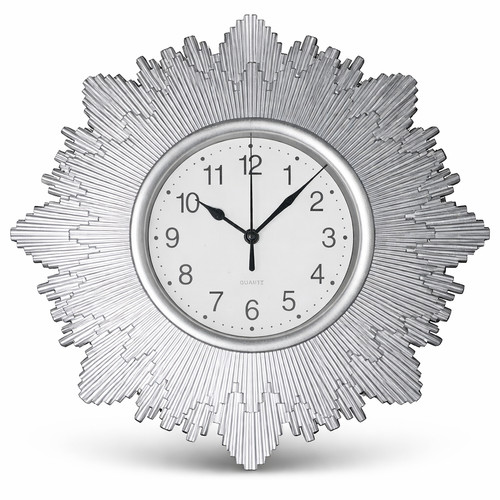 Wanduhr silber gold - wanduhr,