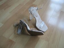 ASOS  SHOES,  High Heels Riemchen Sandale transparent in Gr. 36 NEU