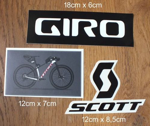 Sticker aufkleber giro - 3, scott