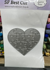 Scrapbook Forever Herz Puzzleherz Stanze Neu und unbenutzt NP 15,95€