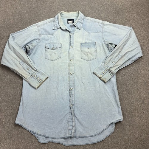 Wrangler jeanshemd erwachsene - wrangler,