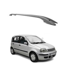 Dachreling Relingträger Aluminium für Fiat Panda 2003-2012 Alu Silber 2x
