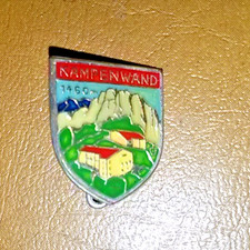 Kampenwand Anstecker Wandern Hut Abzeichen Vintage Souvenir Unbenutzt Wie Neu