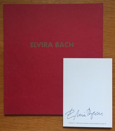 Elvira bach signiert - signiert, karte