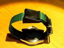 Uhrenarmband 20mm. RLX-Grün. Neu. Handmade Quality. Stufenloser Verschluss. 