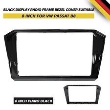 8"  MIB2 Radio Schwarz Display Rahmen Blende Abdeckung Passend Für VW Passat B8