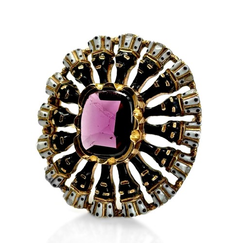Antike moretto gold brosche - antike,