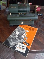 Rechenmaschine Walter mit Bedienungsanleitung