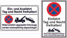 Parkverbotsschild Ein- und