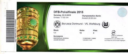 Ticket dfb pokal finale - dfb-pokal-finale, 2015