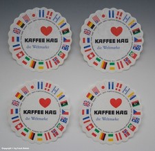 4 x Werbeuntersetzer aus