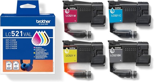 Brother lc521val 4er pack - lc521val,
