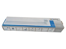 axentia Doppel-Handtuchhalter Modern Silber Metall Bad Handtuchstange NEU