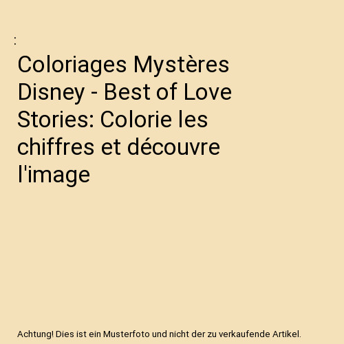Coloriages mystères disney - mystères,