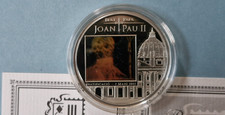 Andorra  Beat Joan Pau II  2011  5 Diners  20 g. Silber .925  Proof  Hologram
