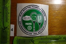 Alter Aufkleber Sport Tennis PACIFIC Naturdarmsaiten
