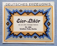 altes Flaschenetikett