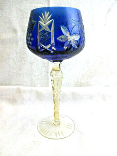 Römerglas blau bleikristall - römerglas,