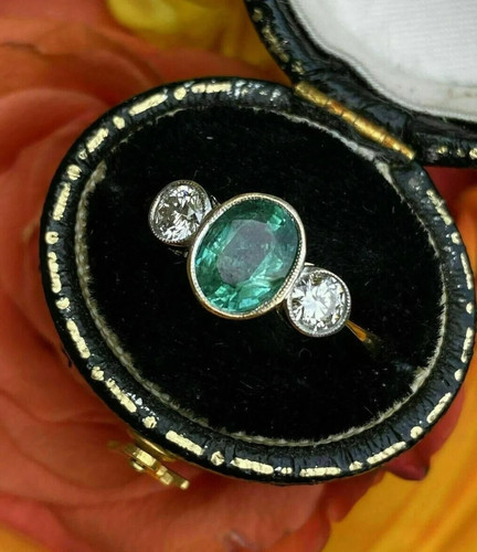 Vintage 20er jahre 2ct smaragd - vintage,