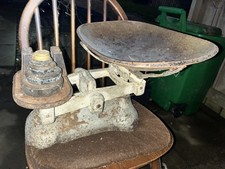 Antike Gusseisen Waage Waage