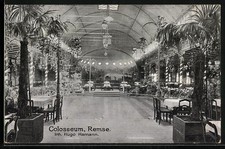 Ansichtskarte Remse / Mulde, Gasthof Colosseum, Inh. Hugo Hamann 