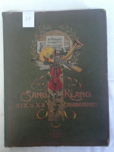 Altes buch sang und klang - buch, im