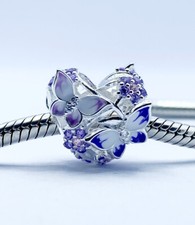 Schmetterling Charm Bead Lila