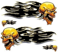 Aufkleber-Set Totenkopf