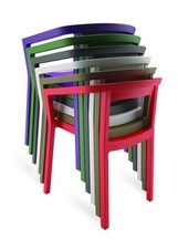 6 Armlehnentühle PEACH in