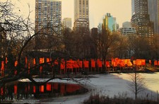 Christo «THE GATES-NEW YORK CENTRAL PARK 2005 #1» sehr hochwertiger Kunstdruck
