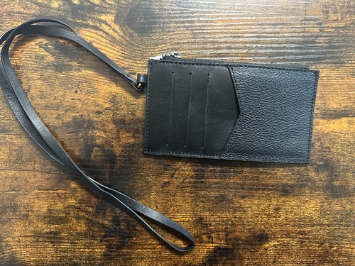 Leder portemonnaie schwarz - leder,
