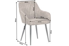 Edler Stuhl TURIN FARBWAHL