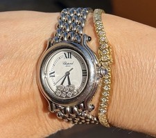 Chopard Happy Diamonds Damenuhr mit 7 Brillanten